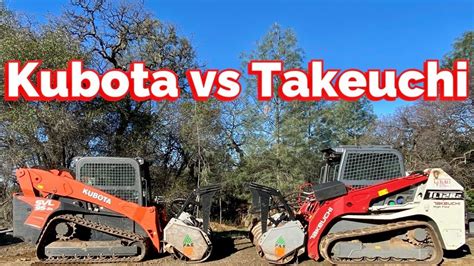 takeuchi vs kubota skid steer